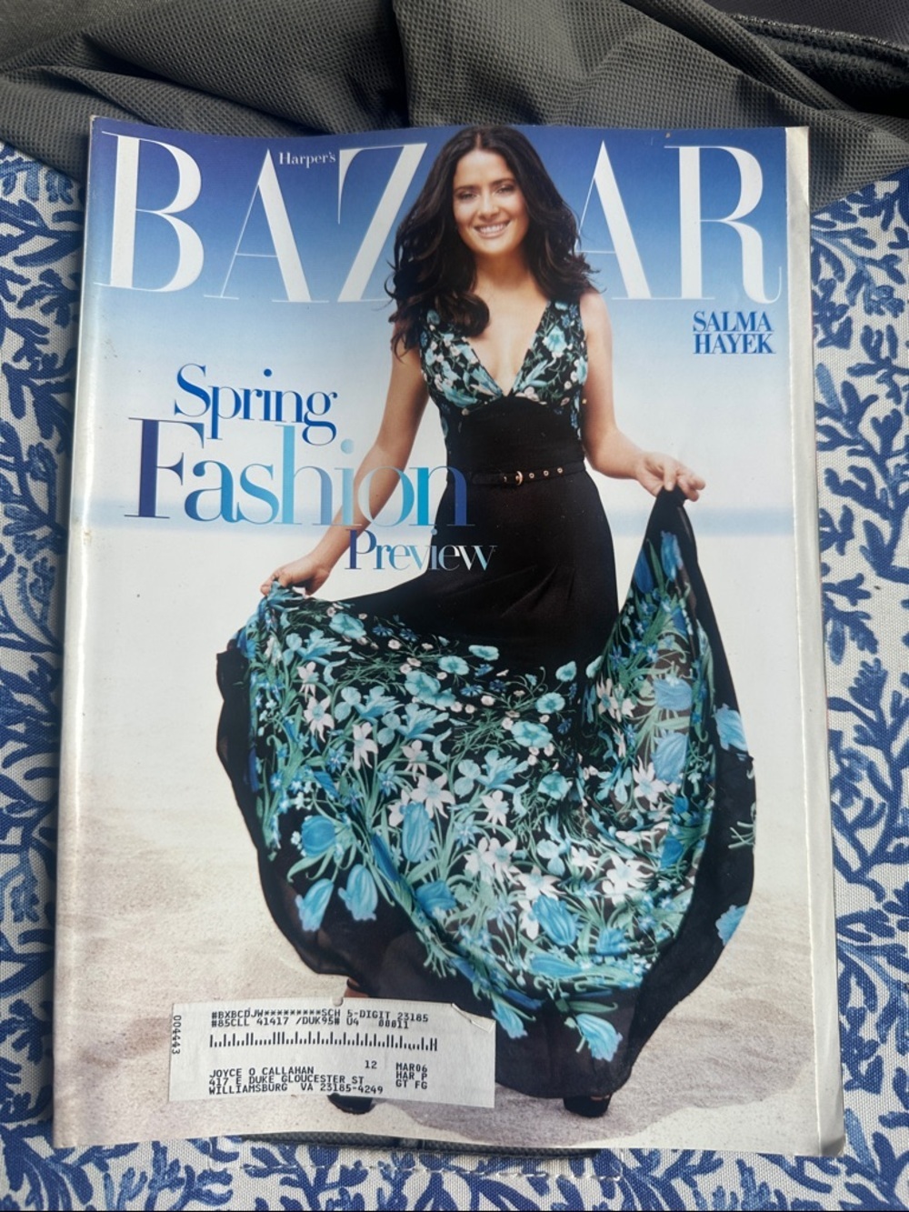 Harper's Bazaar Magazine Cover 2006
